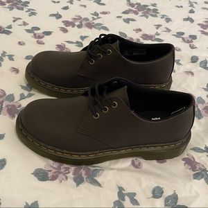 DR. MARTENS 1461 Brown Leather Junior Shoe